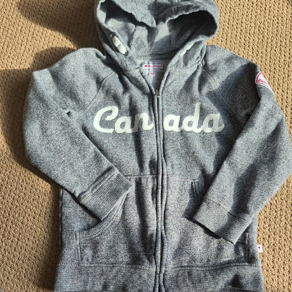 Canada Kids Gray Hoodie
